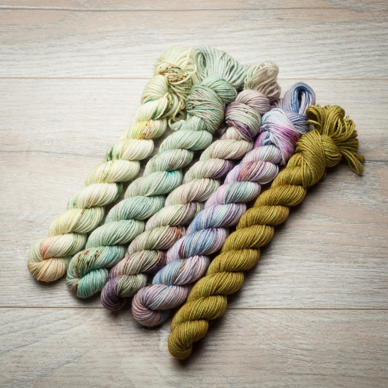 Merino Sock Mini Set - Book Mix 1
