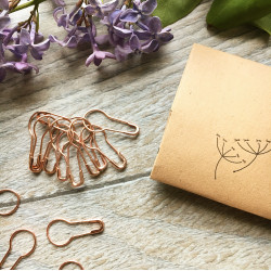 Stitch markers - Rose Gold