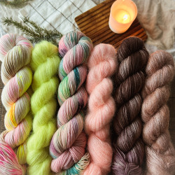 Marenki Beanie Set - Bear Hugs & Sepia