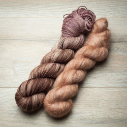 Marenki Beanie Set - Bear Hugs & Sepia