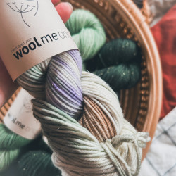 Gold Glitter Sock DK