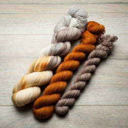 Merino Sock - Ghost Pumpkin Set